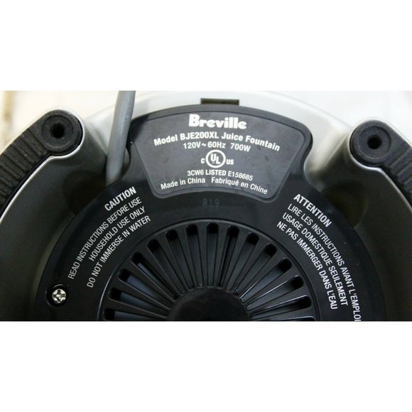Breville Juice Fountain BJE200XL Motor Base ONLY Replacement Fully Working - Picture 8 of 8